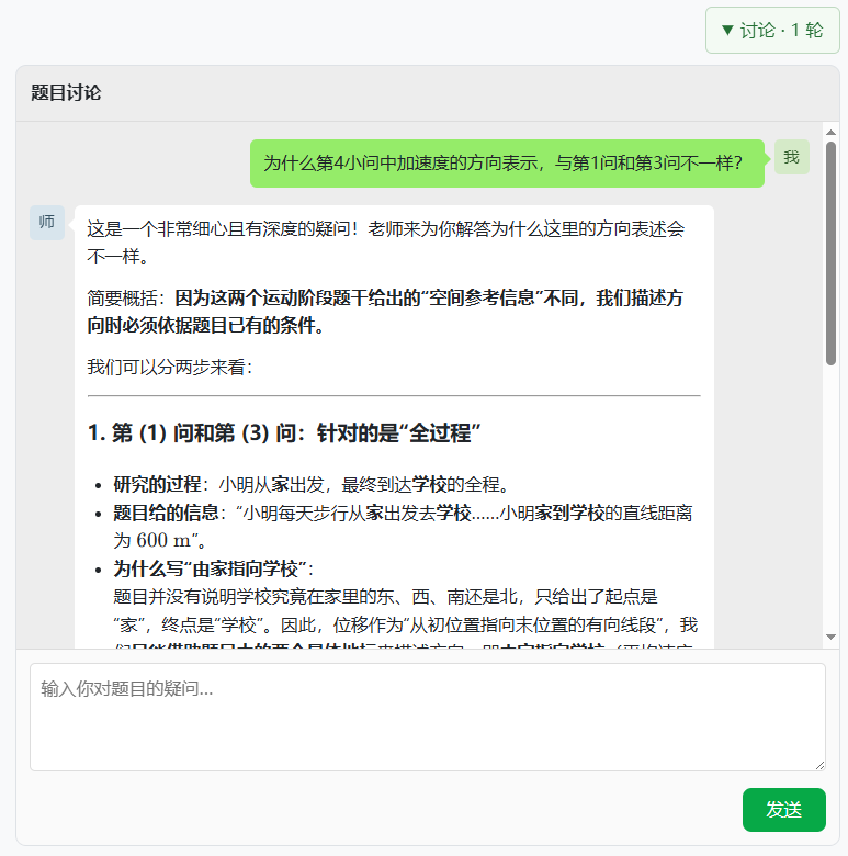 讨论界面